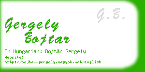 gergely bojtar business card